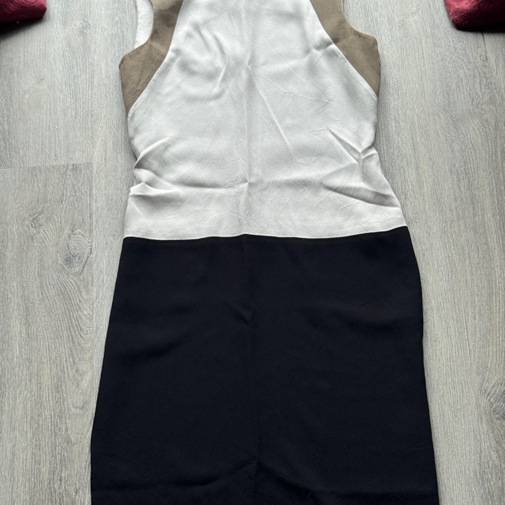 Calvin Klein Black Sleeveless Halter Sheath Dress